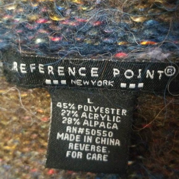 REFERENCE POINT  NEW YORK WOMENS  CARDIGAN SWEATERS SIZE L - Picture 4 of 9